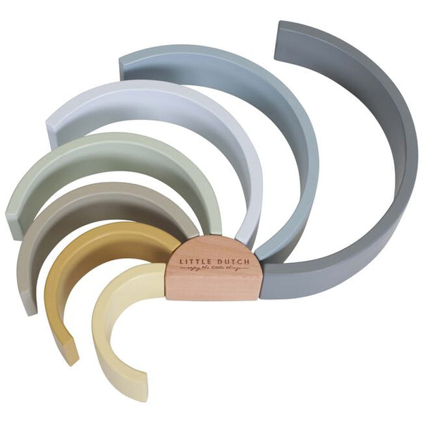 Little Dutch - Regenboog Blue, Houten speelgoed, Little Dutch, Keekabuu