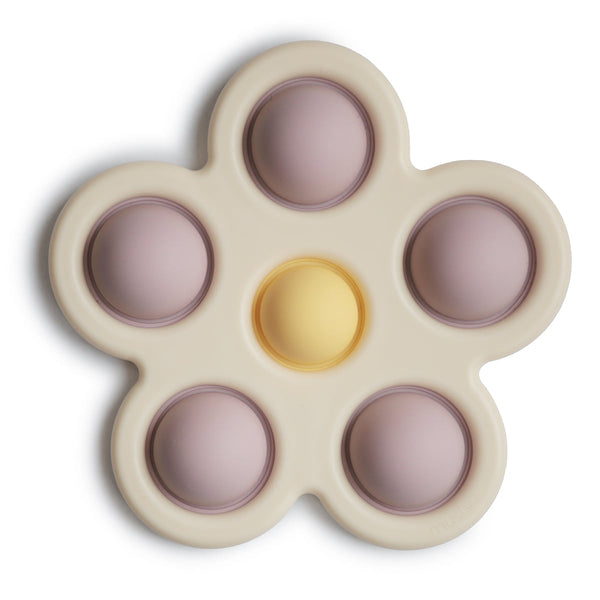 Mushie - Popi It Bloem - Sensorische Siliconen Speelgoed, Activiteiten speelgoed, Mushie, Keekabuu