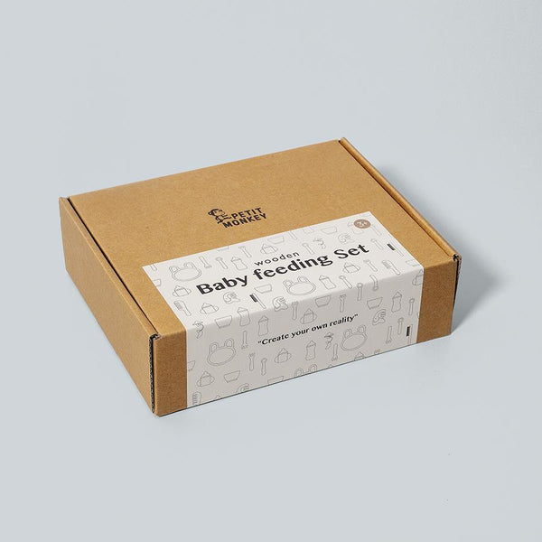 Petit Monkey - Poppen Voedingsset, Houten speelgoed, Petit Monkey, Keekabuu