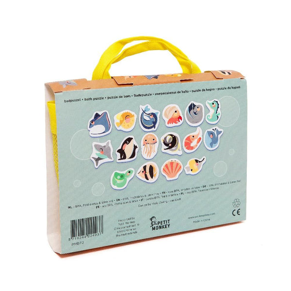 Petit  Monkey - Zachte Badpuzzel Zee Dieren, Badspeelgoed, Petit Monkey, Keekabuu