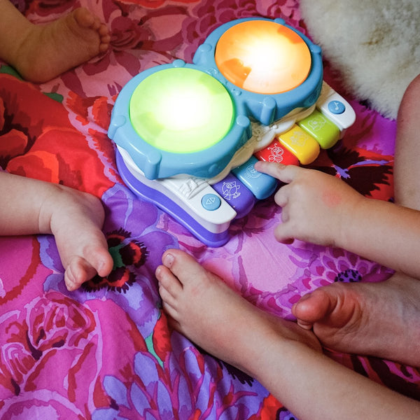 Playgro -  2 in 1 Muziekmaker met geluid en licht, Activiteiten speelgoed, Playgro, Keekabuu