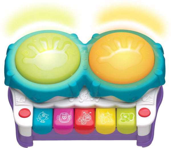 Playgro -  2 in 1 Muziekmaker met geluid en licht, Activiteiten speelgoed, Playgro, Keekabuu