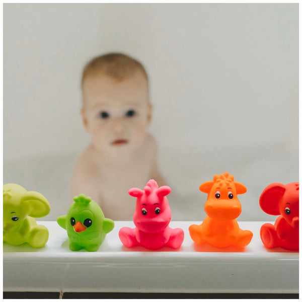 Playgro - Badspeeltjes jungle dieren, Badspeelgoed, Playgro, Keekabuu