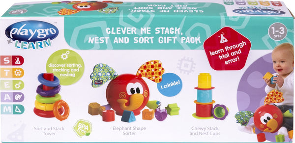 Playgro -  Play & Learn STEAM - Baby Geschenkset, Activiteitsspeelgoed voor baby's, Playgro, Keekabuu
