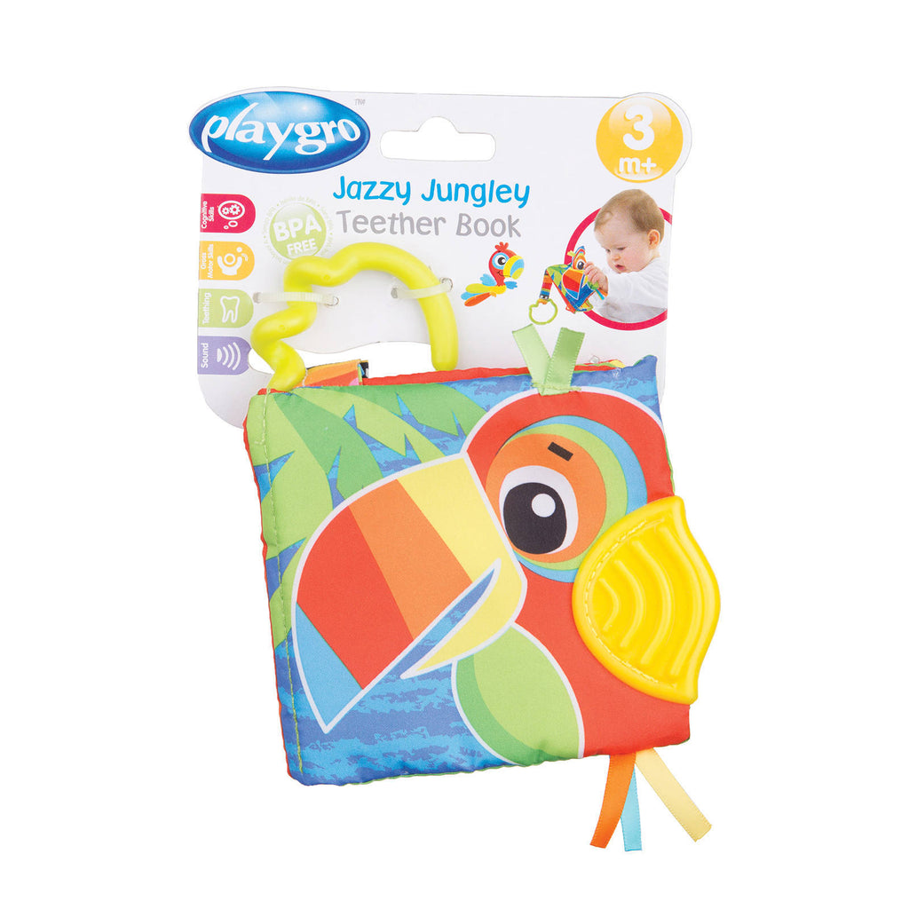 Playgro - Bijtboekje Jungle, Babyboeken, Playgro, Keekabuu