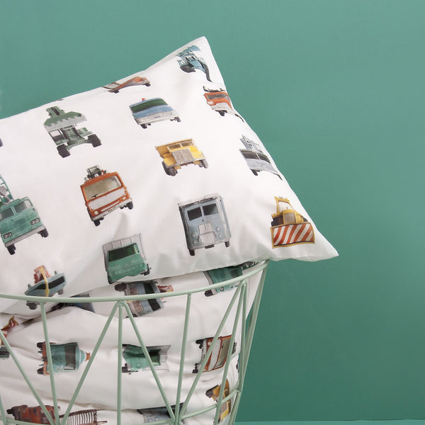 Studio Ditte Dekbedovertrek Junior (120x150cm) Werkauto, Dekbedovertrekken, Studio Ditte, Keekabuu