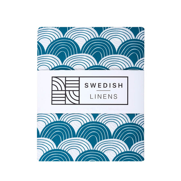 Swedish Linens - Kussensloop Rainbows (60x70 cm), Kussensloop, Swedish Linens, Keekabuu