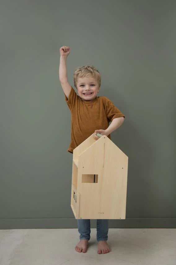 Trixie - Houten speelhuis met Accessoires, Poppenhuis, Trixie, Keekabuu