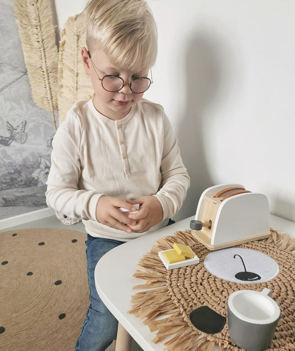 Tryco - Houten Broodrooster met accessoires, Houten Speelgoed, Tryco, Keekabuu