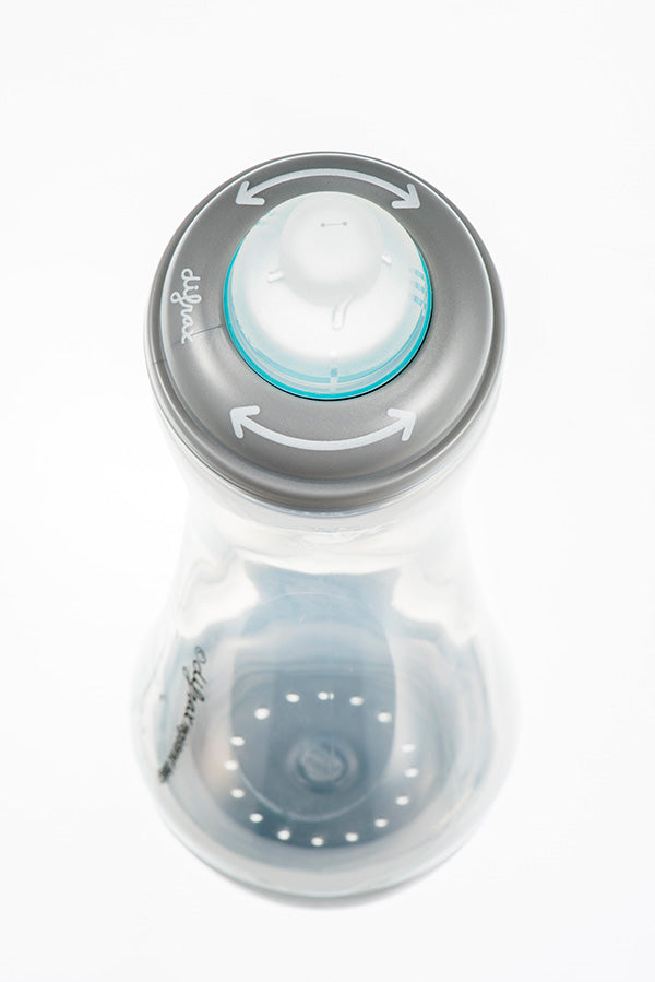 Difrax Doseer S Fles Anti-Koliek - Grijs - 250m- Voeding