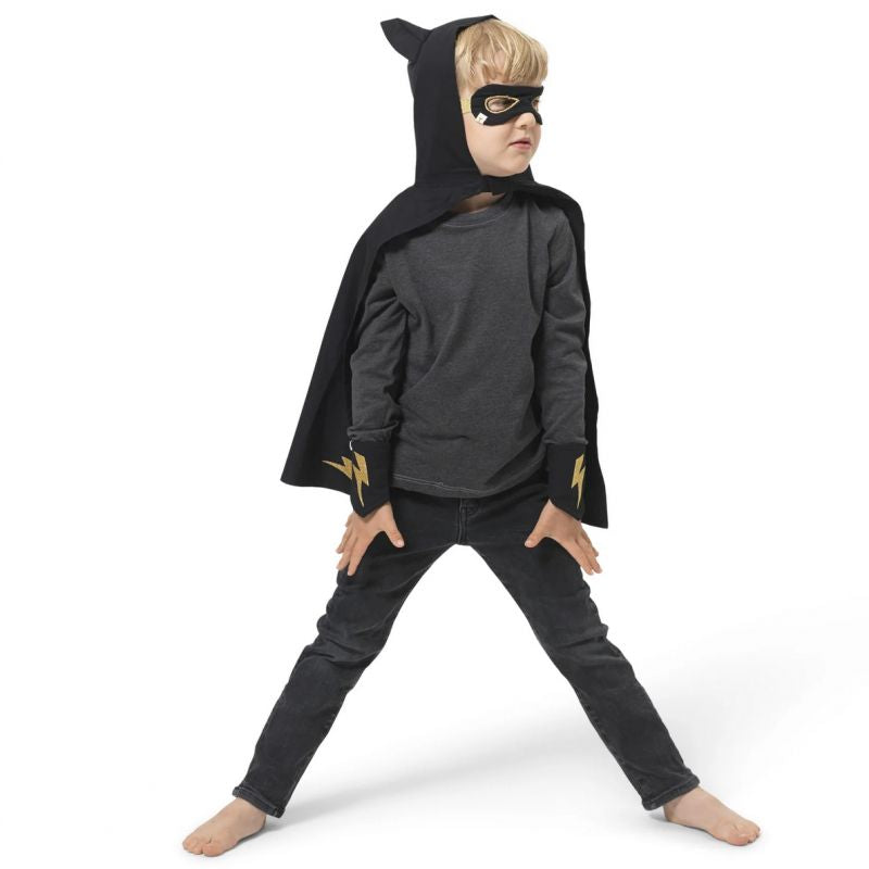 Fabelab - Verkleed set Superhero - Black, Verkleedkleren, Fabelab, Keekabuu