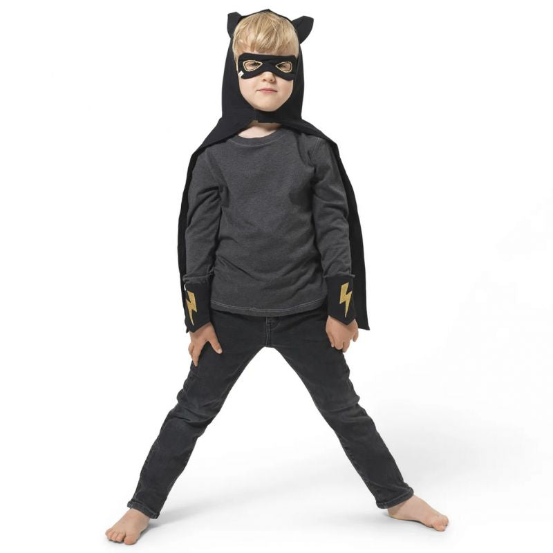 Fabelab - Verkleed set Superhero - Black, Verkleedkleren, Fabelab, Keekabuu