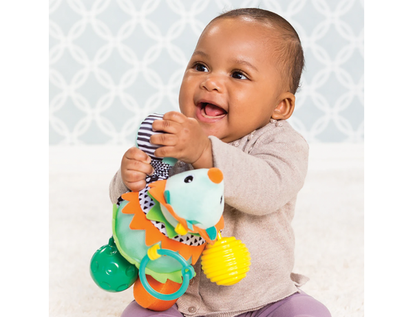 Infantino -  Hanger Egel met Rammelaar en Spiegel, Activiteiten speelgoed, Infantino, Keekabuu