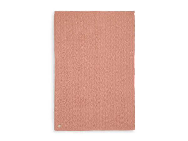 Jollein - Wiegdeken Spring Knit/Coral Fleece, Dekens, Jollein, Keekabuu