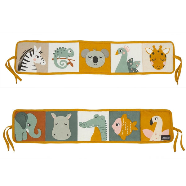 Roommate - Stoffen Voelboekje 'Life Fabric Book', Babyboeken, Roommate, Keekabuu