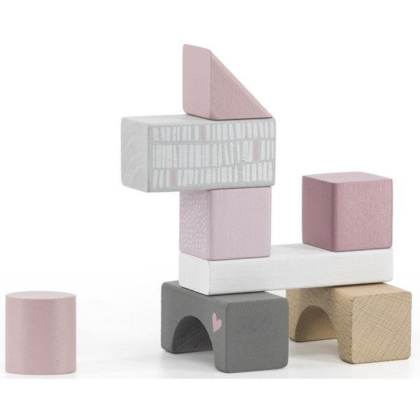 Label Label -  Houten Blokken Set (50 stuks), Houten speelgoed, Label Label, Keekabuu