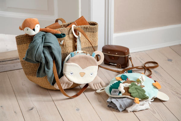 Sebra - Maci The Monkey Activiteiten Mini Speelkleedje, Baby Activity Toys, Sebra, Keekabuu