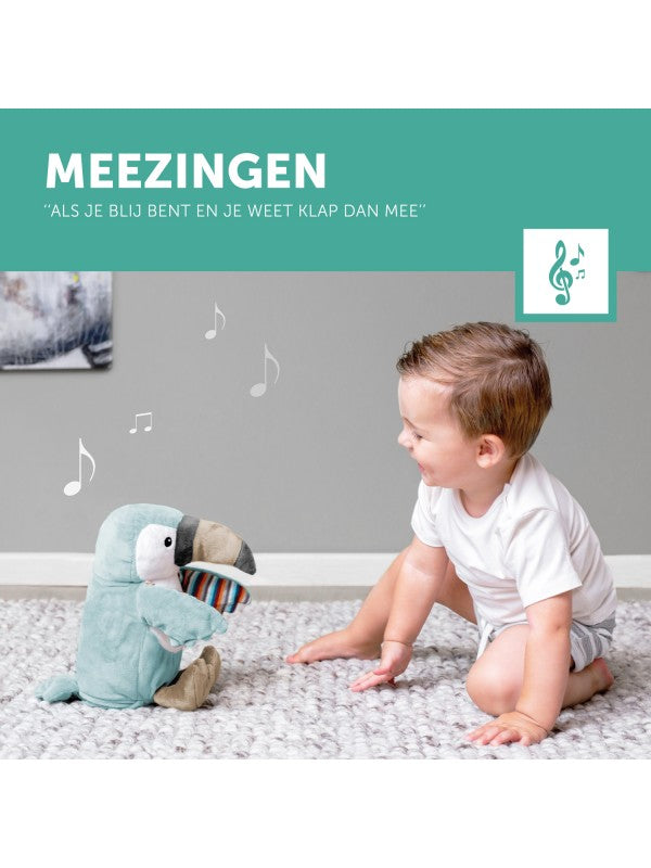 Zazu - Timo de Toekan Klappende Knuffel met Geluid (Nederlands), Knuffels, Zazu, Keekabuu