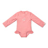 Little Dutch - Badpak lange mouwen - Sunny Flowers / Rouge Pink, Zwemkleding, Little Dutch, Keekabuu