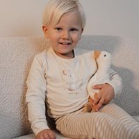 Little Dutch - Pyjama - Deux pièces - Rayures naturelles - Baby Goose