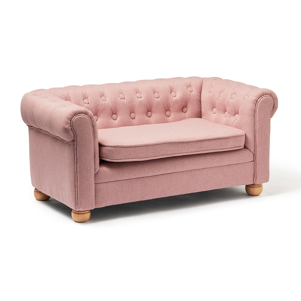 Kids Concept - Canapé enfant Beige Chesterfield à partir de 2 ans