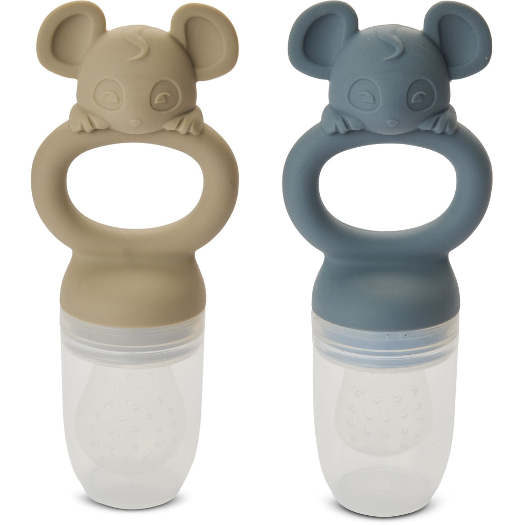 Nuuroo - Siliconen Fruit Sabbelaar - Lauge (Set van 2) - Keekabuu