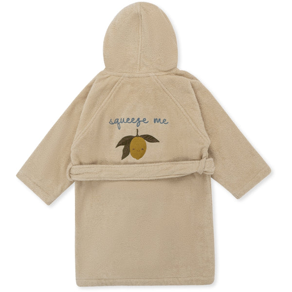 Konges Slojd - Terry Badjas Embroidery Lemon, Badjas, Konges Slojd, Keekabuu