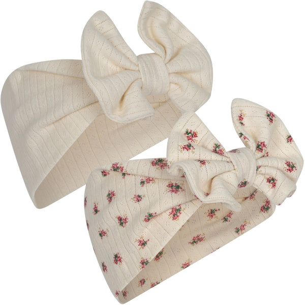 Konges Slojd - Haarband - Minnie - Bloomie/Antique white - 2 pack - Keekabuu