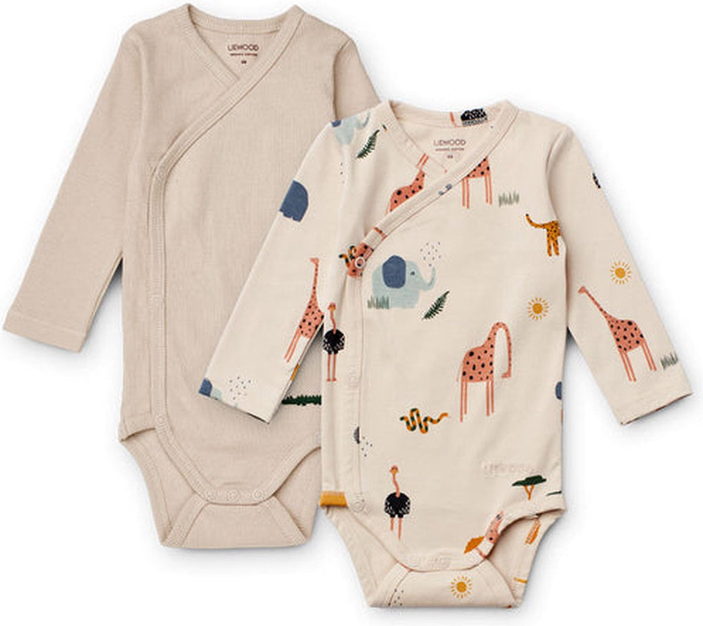 Liewood - Wrap-around bodysuits (Set of 2)