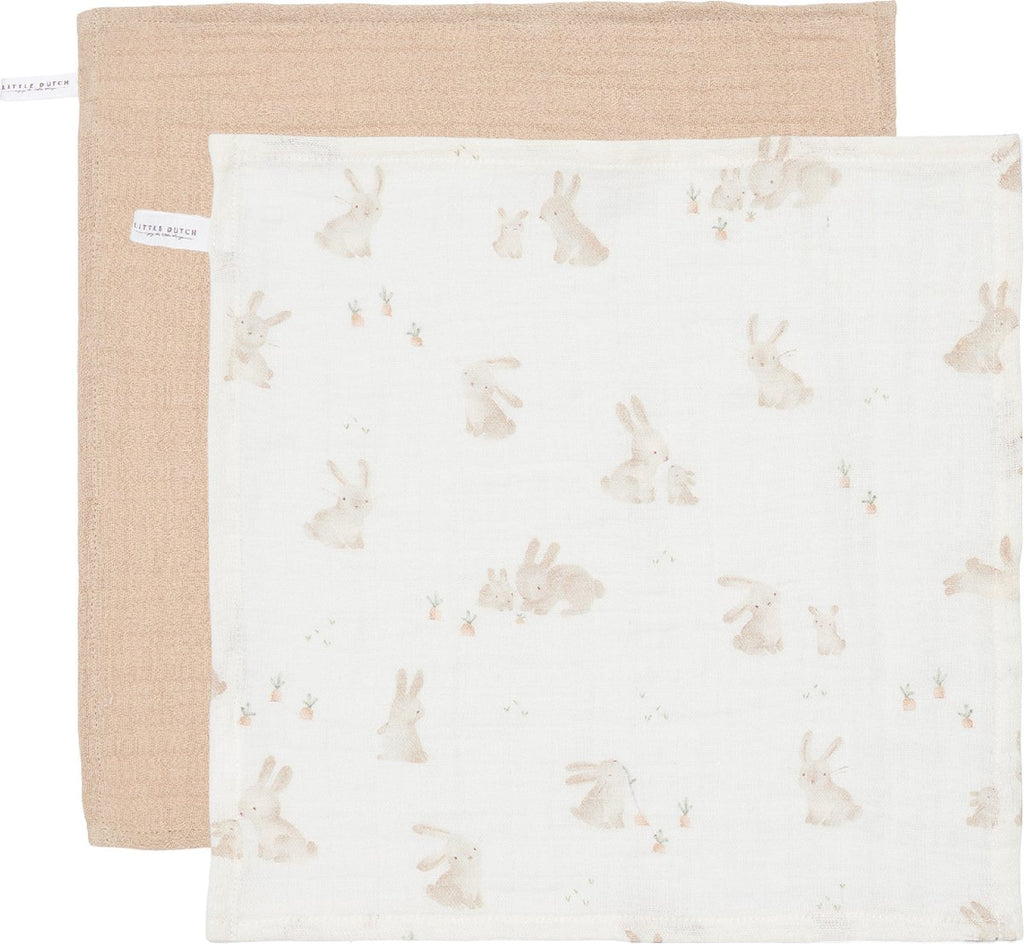 Little Dutch - Monddoekjes 2 Stuks, Hydrofiele doeken, Little Dutch, Keekabuu