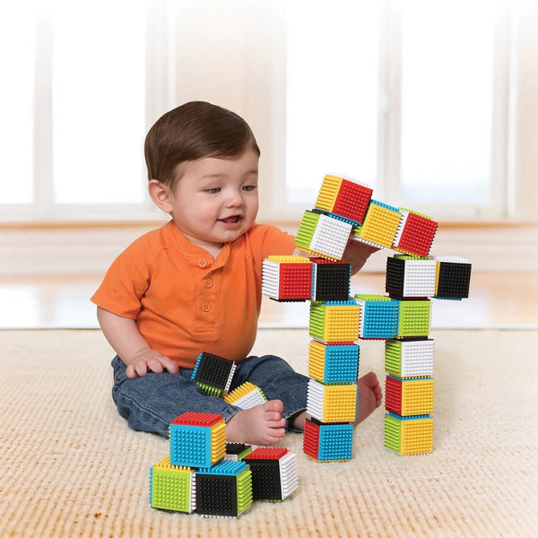 Infantino – Press & Stay Sensorische Bausteine