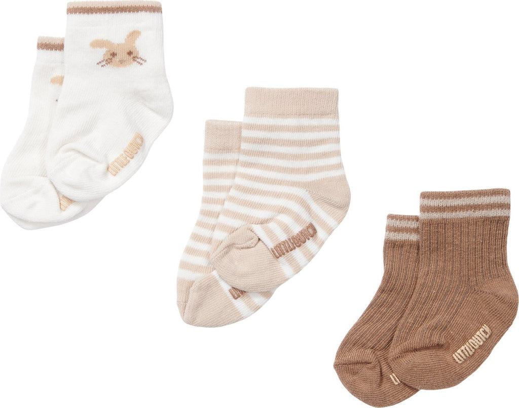 Little Dutch - Babysokjes Baby Bunny ( 3-Pack), Sokken, Little Dutch, Keekabuu