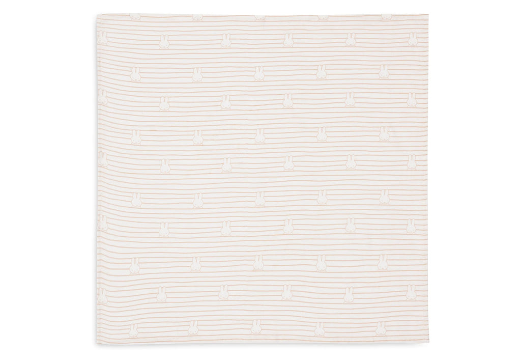 Jollein - Hydrofiele Multidoeken -  Miffy Stripe (70x70cm) 3 pack - Keekabuu