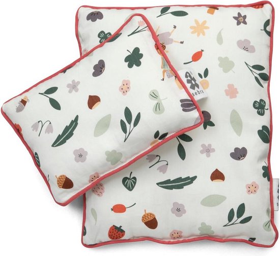 Sebra - Poppenbed Dekbedovertrek, Poppendekbed, Sebra, Keekabuu