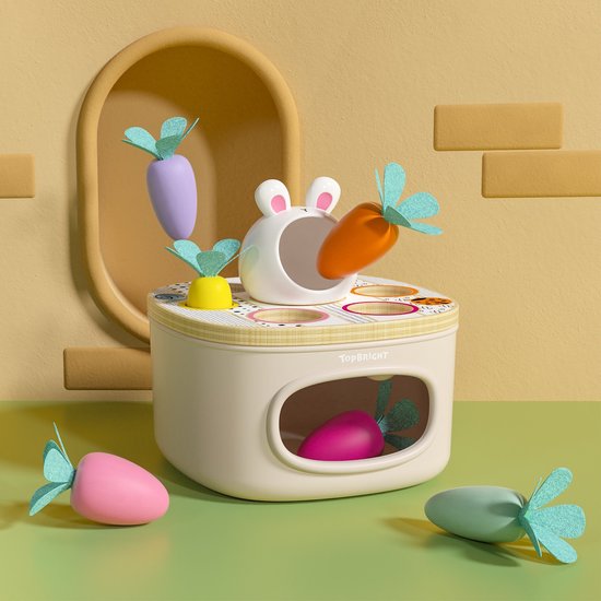 Topbright - Jeu de formes - Associer et trier - Carottes