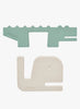 Liewood - Siliconen deurstoppers - Bjarke (set van 2) - Sandy Peppermint, Deurstopper, Liewood, Keekabuu