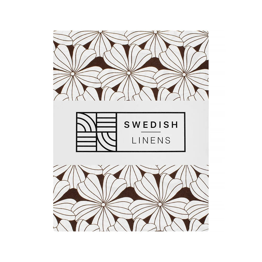 Swedish Linens – Spannbetttuch für die Wiege „Mountains“ (40 x 80 cm) (Kopie)