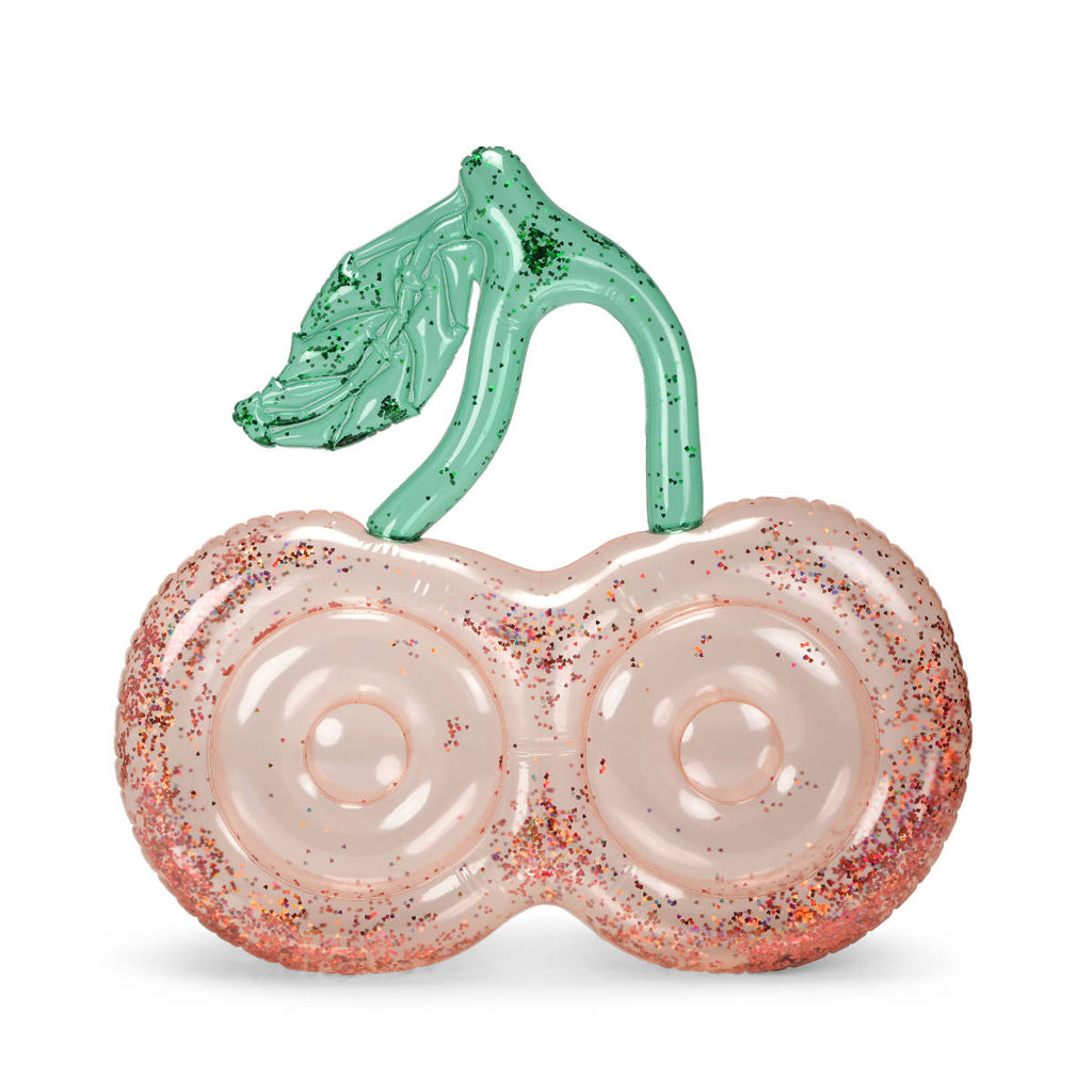 Konges Slojd - Lit gonflable à paillettes - Cerise - Rose