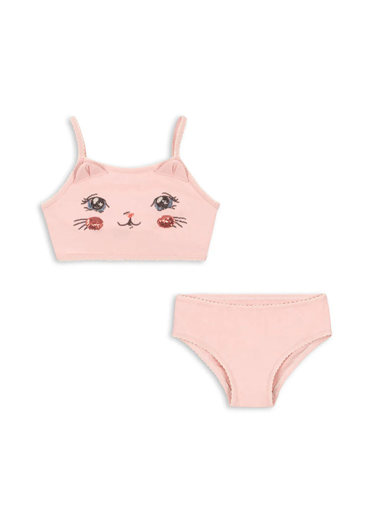 Konges Slojd -  Bikini Kitty - Powder Pink, Bikini, Konges Slojd, Keekabuu