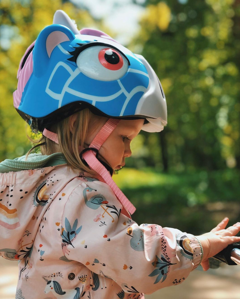 Verrückte Sicherheit - Kinderhelm - Fahrradhelm mit tierischen Designs