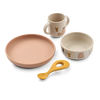 Liewood -  Siliconen  Kinderservies Vivi, Servies en bestek, Liewood, Keekabuu