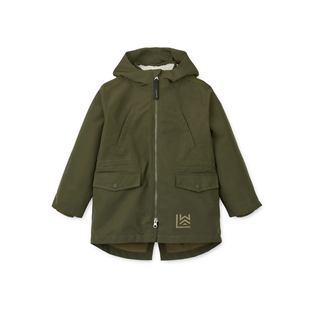 Liewood - Timber 2 in 1 Jas - Army Brown mix, Jassen, Liewood, Keekabuu