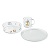 Liewood - Servies Set - Eetset met Beker Kom Bord 3-delig - Tritan - Siva printed, Serviessets, Liewood, Keekabuu