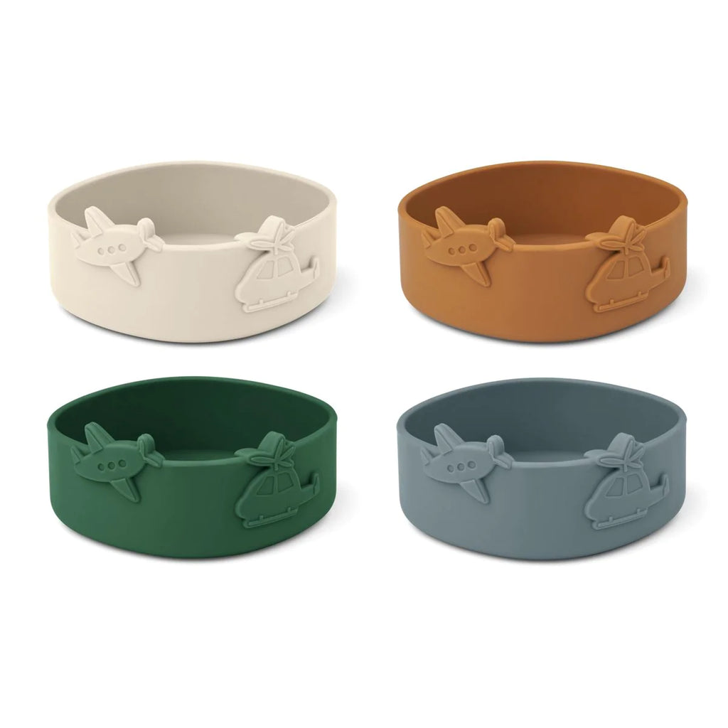 Liewood - Silicone Kommen Emily (4 stuks), Borden & kommen, Liewood, Keekabuu