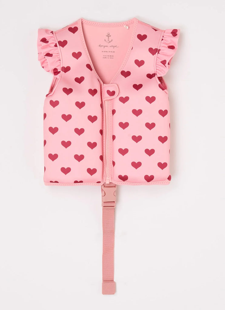 Konges Slojd - Veste de bain avec effet brillant et volants - Avery