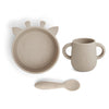 Nuuroo - Siliconen Serviesset Giraf Ebba - set van 3, Kinder servies, Nuuroo, Keekabuu