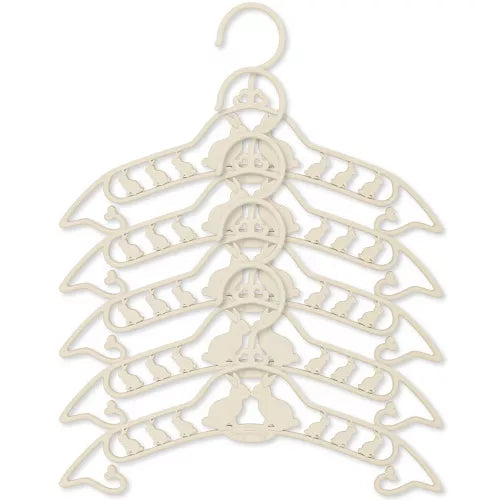 Konges Slojd - Set van 5 Kledinghangers  voor kinderen - konijn, kledinghangers, Konges Slojd, Keekabuu