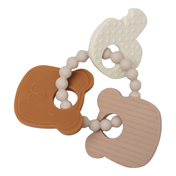 Jollein - Bijtring Siliconen  Teddy Bear, Bijtringen, Jollein, Keekabuu