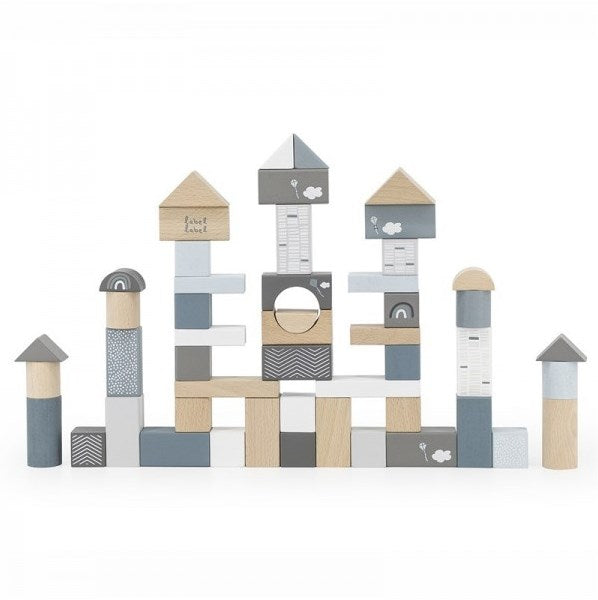 Label Label -  Houten Blokken Set (50 stuks)
