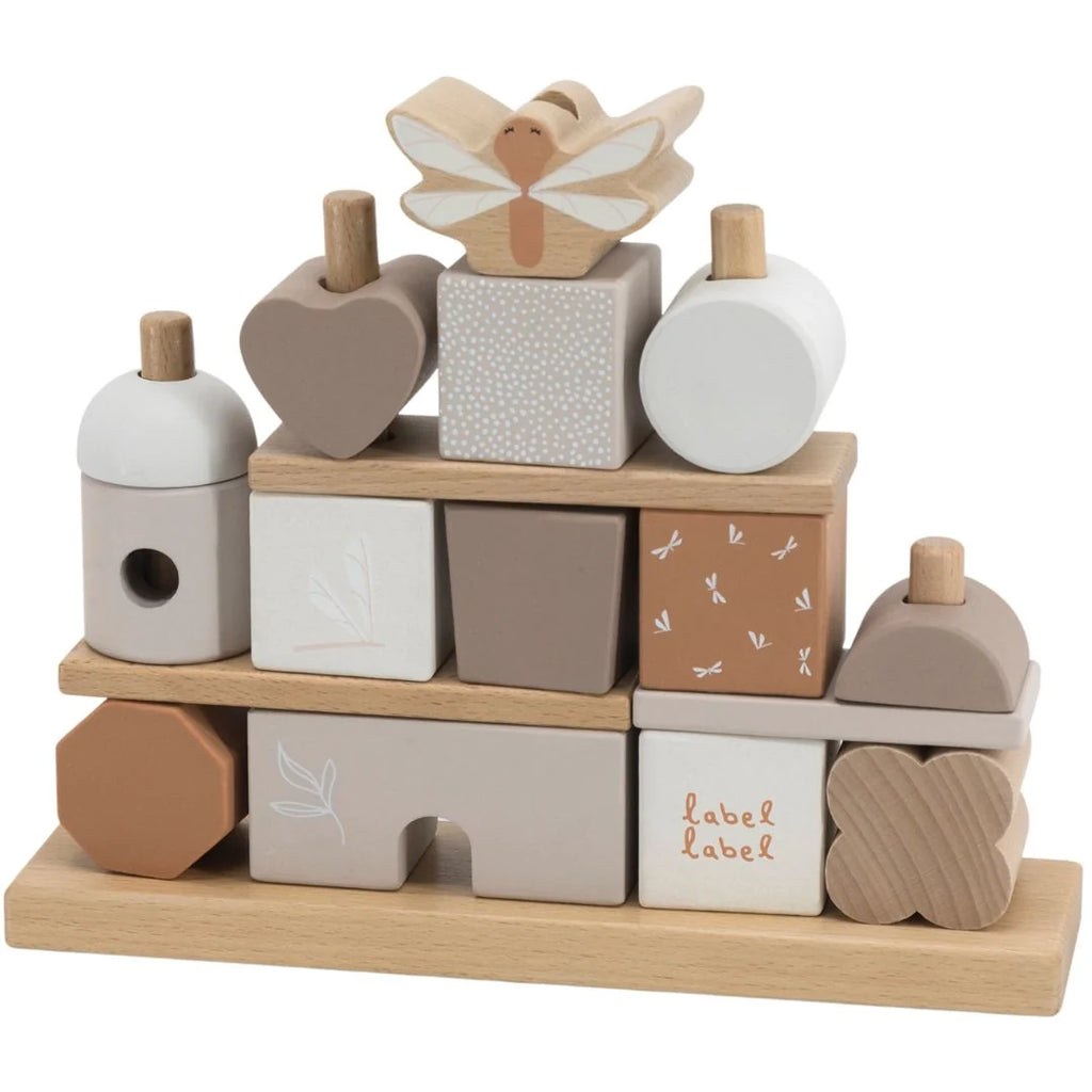 Label Label -  Stapeltoren huis - Nougat